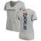 Women's Ja'Quan McMillian Backer V-Neck T-Shirt - Ash