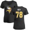 Women's Jaquelin Roy Name & Number Slim Fit T-Shirt - Black