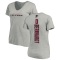 Women's Jared Bernhardt Backer V-Neck T-Shirt - Ash