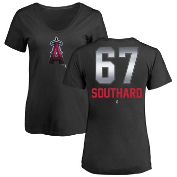 Women's Jared Southard Midnight Mascot V-Neck T-Shirt - Black