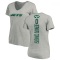 Women's Jarrick Bernard-Converse Backer V-Neck T-Shirt - Ash