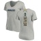 Women's Ja'Sir Taylor Name & Number Slim Fit V-Neck T-ShirtHeather - Gray