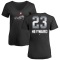 Women's Jason Heyward Midnight Mascot V-Neck T-Shirt - Black