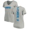 Women's Jason Moore Jr. Backer V-Neck T-Shirt - Ash