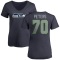 Women's Jason Peters Name & Number Slim Fit T-Shirt - Navy