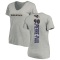 Women's Jason Pierre-Paul Backer V-Neck T-Shirt - Ash