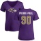 Women's Jason Pierre-Paul Name & Number Slim Fit T-Shirt - Purple