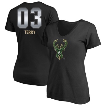 Women's Jason Terry Midnight Mascot T-Shirt - Black