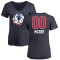 Women's JaVale McGee Name and Number Banner Wave V-Neck T-Shirt - Navy