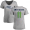 Women's Jaxon Smith-Njigba Name & Number Slim Fit T-Shirt - Ash