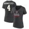 Women's Jay Bouwmeester Heather 2023 Eastern Conference Champions V-Neck T-Shirt - Charcoal