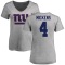Women's Jaydon Mickens Name & Number Slim Fit T-Shirt - Ash