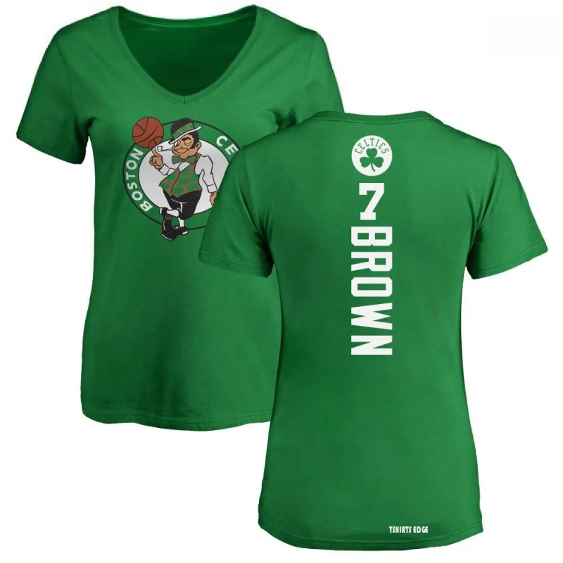 Jaylen Brown Kelly Backer T-Shirt - Green - Tshirtsedge