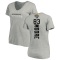 Women's Jaylon Moore Backer V-Neck T-Shirt - Ash
