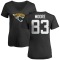 Women's Jaylon Moore Name & Number Slim Fit T-Shirt - Black