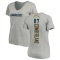 Women's Jeff Cumberland Name & Number Slim Fit V-Neck T-ShirtHeather - Gray
