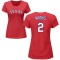 Women's Jeff Mathis Name & Number T-Shirt - Red