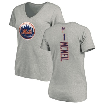 Women's Jeff McNeil Backer Slim Fit T-Shirt - Ash