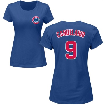 Women's Jeimer Candelario Name & Number T-Shirt - Royal