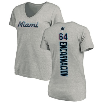Women's Jerar Encarnacion Backer Slim Fit T-Shirt - Ash