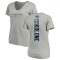 Women's Jeremiah Kolone Backer V-Neck T-Shirt - Ash