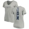 Women's Jeremiah Kolone Backer V-Neck T-Shirt - Ash