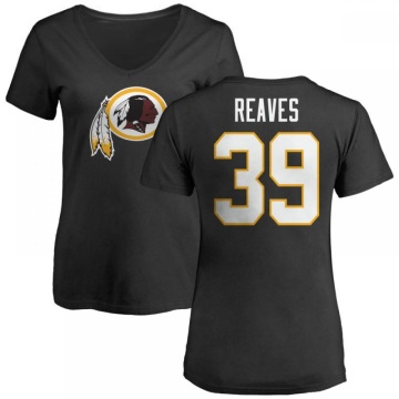 Women's Jeremy Reaves Name & Number Slim Fit T-Shirt - Black