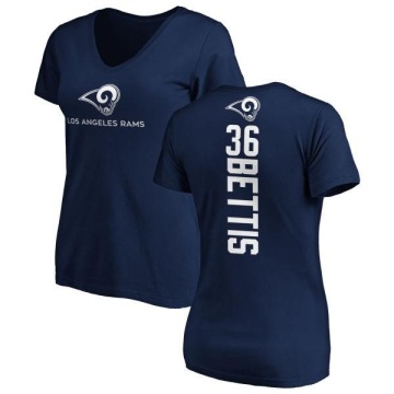 Women's Jerome Bettis Backer Slim Fit T-Shirt - Navy