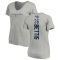 Women's Jerome Bettis Backer V-Neck T-Shirt - Ash