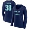 Women's Jesper Froden Name & Number Victory Arch T-Shirt - Navy