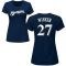 Women's Jesse Winker Name & Number T-Shirt - Navy