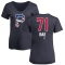 Women's Ji Hwan Bae Name and Number Banner Wave V-Neck T-Shirt - Navy