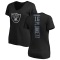 Women's Jim Plunkett Backer Slim Fit T-Shirt - Black