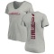 Women's Joe Fortunato Backer V-Neck T-Shirt - Ash