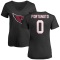 Women's Joe Fortunato Name & Number Slim Fit T-Shirt - Black