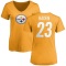 Women's Joe Haden Name & Number Slim Fit T-Shirt - Gold