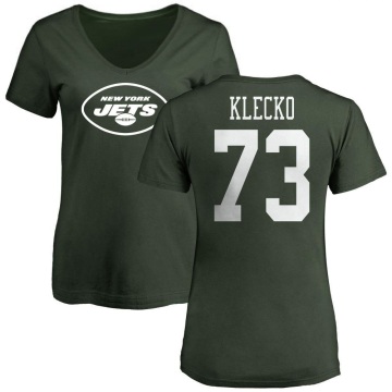 Women's Joe Klecko Name & Number Slim Fit T-Shirt - Green