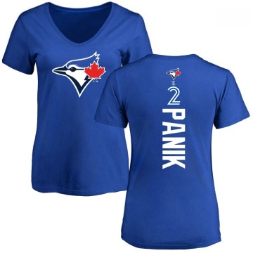 Women's Joe Panik Backer Slim Fit T-Shirt - Royal
