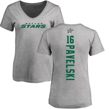 Women's Joe Pavelski Backer T-Shirt - Ash