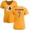 Women's Joe Theismann Name & Number Slim Fit T-Shirt - Gold