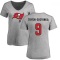 Women's Joe Tryon-Shoyinka Name & Number Slim Fit T-Shirt - Ash