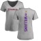 Women's Joejuan Williams Backer V-Neck T-Shirt - Ash