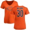 Women's Joejuan Williams Name & Number Slim Fit T-Shirt - Orange