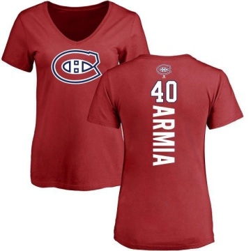 Women's Joel Armia Backer T-Shirt - Red