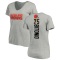 Women's Joel Bitonio Backer V-Neck T-Shirt - Ash