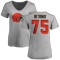 Women's Joel Bitonio Name & Number Slim Fit T-Shirt - Ash