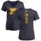 Women's Joel Hofer One Color Backer T-Shirt - Navy