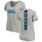 Women's Joel Iyiegbuniwe Backer V-Neck T-Shirt - Ash