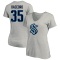 Women's Joey Daccord Name & Number V-Neck T-Shirt - Gray