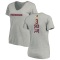 Women's Joey Slye Backer V-Neck T-Shirt - Ash